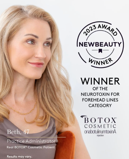 BOTOX Cosmetic New Beauty Award Winner Awareness Social Post