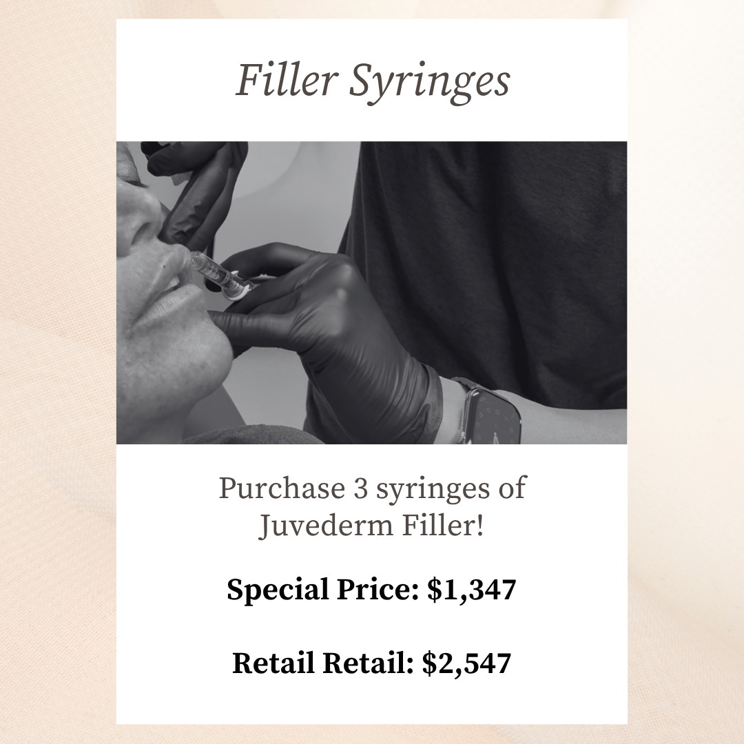 3 Syringes of Juvederm Fillers