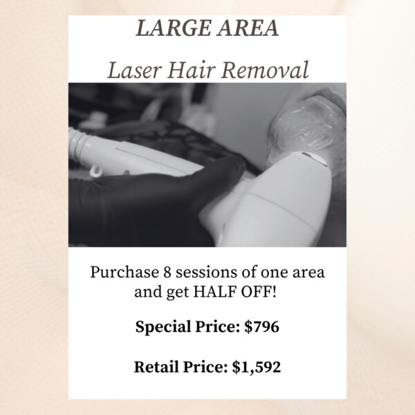 Large Area Laser Hair Removal