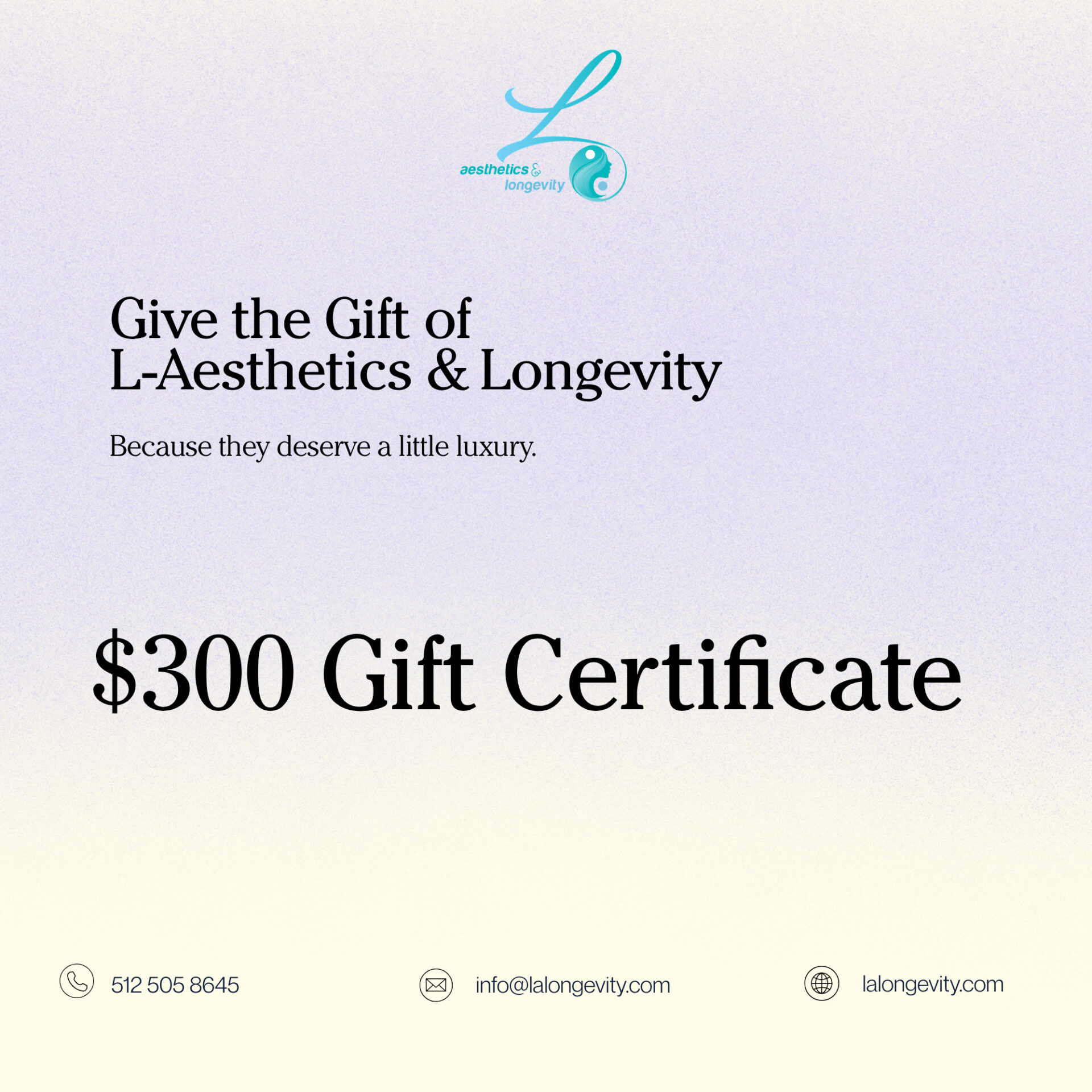 $300 Gift Certificate
