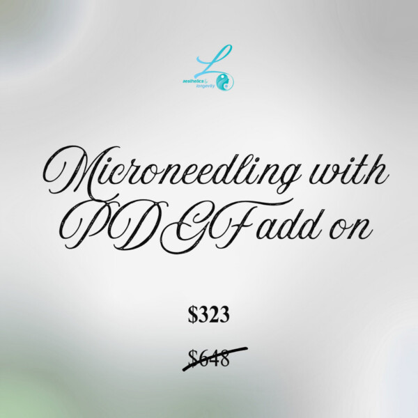 Microneedling with PDGF+